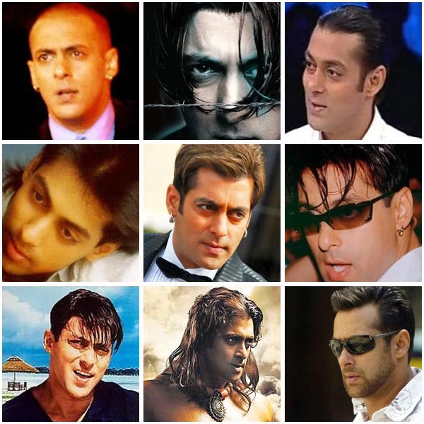Image result for Salman khan's different hair style